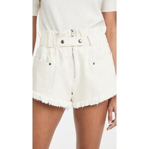 Sea 'Phillipa' White Denim Shorts Size 8